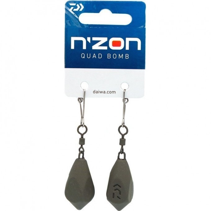 Груз DAIWA N´ZON Quad Bomb 60г 2шт 13365-060 Груз DAIWA N´ZON Quad Bomb 60г 2шт 13365-060