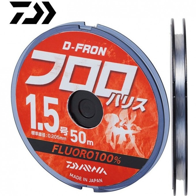 Леска DAIWA D-FRON fluoro harisu 0,33 мм 4,0 40м 07300190 Леска DAIWA D-FRON fluoro harisu 0,33 мм 4,0 40м 07300190