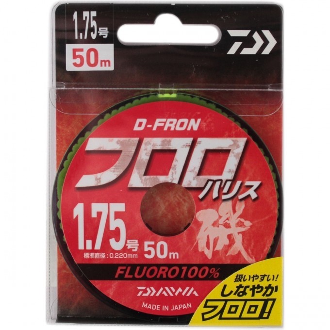 Леска DAIWA D-FRON fluoro harisu 1,75 50м 07300186 Леска DAIWA D-FRON fluoro harisu 1,75 50м 07300186