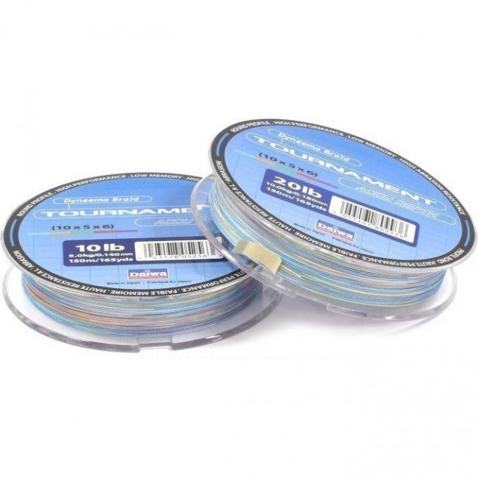 Плетеная леска DAIWA Tournament Accu dept / TN AC - 30 Lb (300м) (многоцветная) 5055161809806 Плетеная леска DAIWA Tournament Accu dept / TN AC - 30 Lb (300м) (многоцветная) 5055161809806
