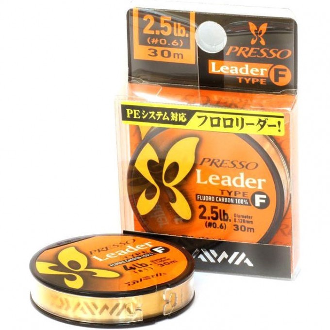 Поводковый материал DAIWA Presso Leader F 3 30м 04625603 Поводковый материал DAIWA Presso Leader F 3 30м 04625603