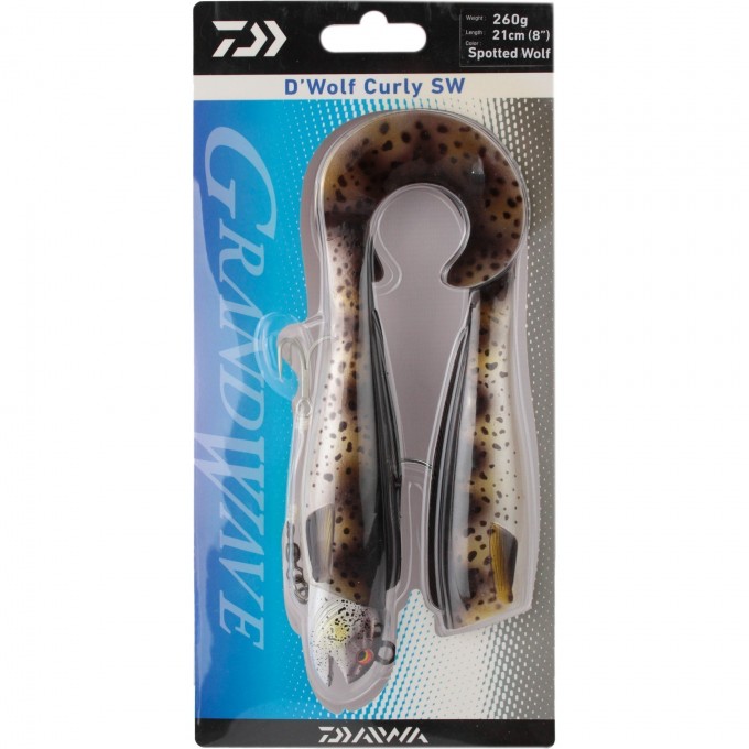 Приманка DAIWA Wolf curly 21см 260гр SPW 16518-210 Приманка DAIWA Wolf curly 21см 260гр SPW 16518-210