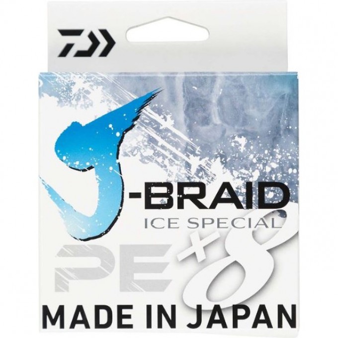 Шнур DAIWA J-Braid Ice Special x8E 0.18mm-50m Island Blue 40003071 Шнур DAIWA J-Braid Ice Special x8E 0.18mm-50m Island Blue 40003071